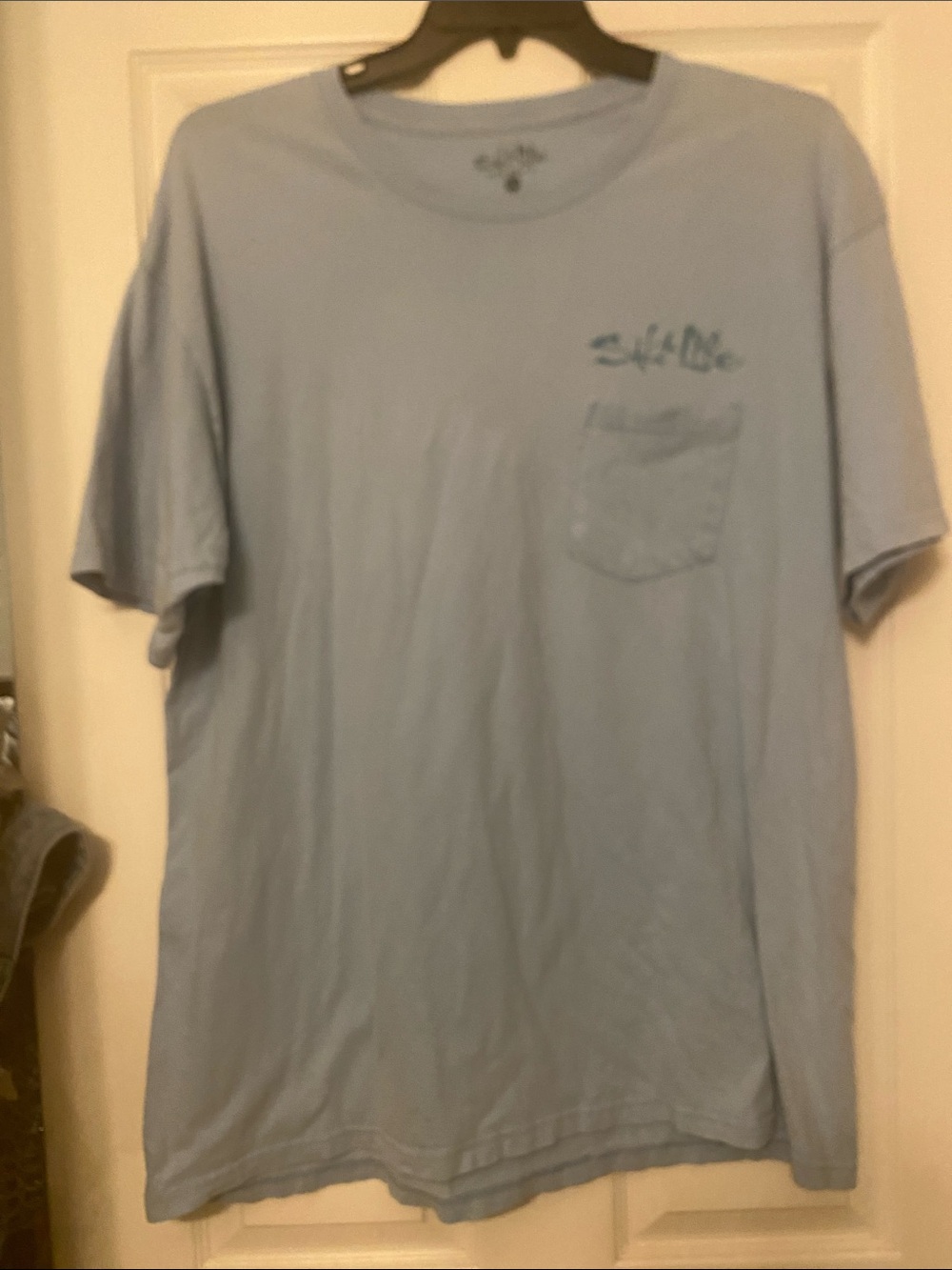 Salt Life Light Blue Short Sleeve Pocket Tee